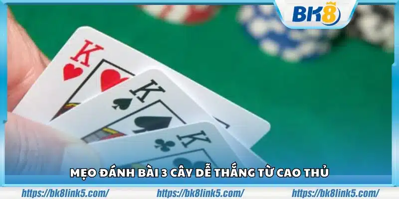 Mẹo đánh bài 3 cây dễ thắng – Chiến lược đặt cược thông minh 4 Meo danh bai 3 cay de thang 3 1