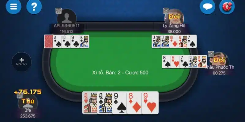 Chinh phục phỏm Tá Lả tại BK8: Đánh nhanh, thắng đậm 3 phom ta la 3 9 11zon